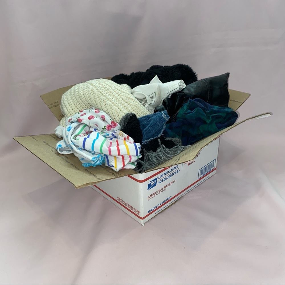 4lb Upcycle Rescue Flawed Clothes Mystery Box - Crafter's Bundle #3